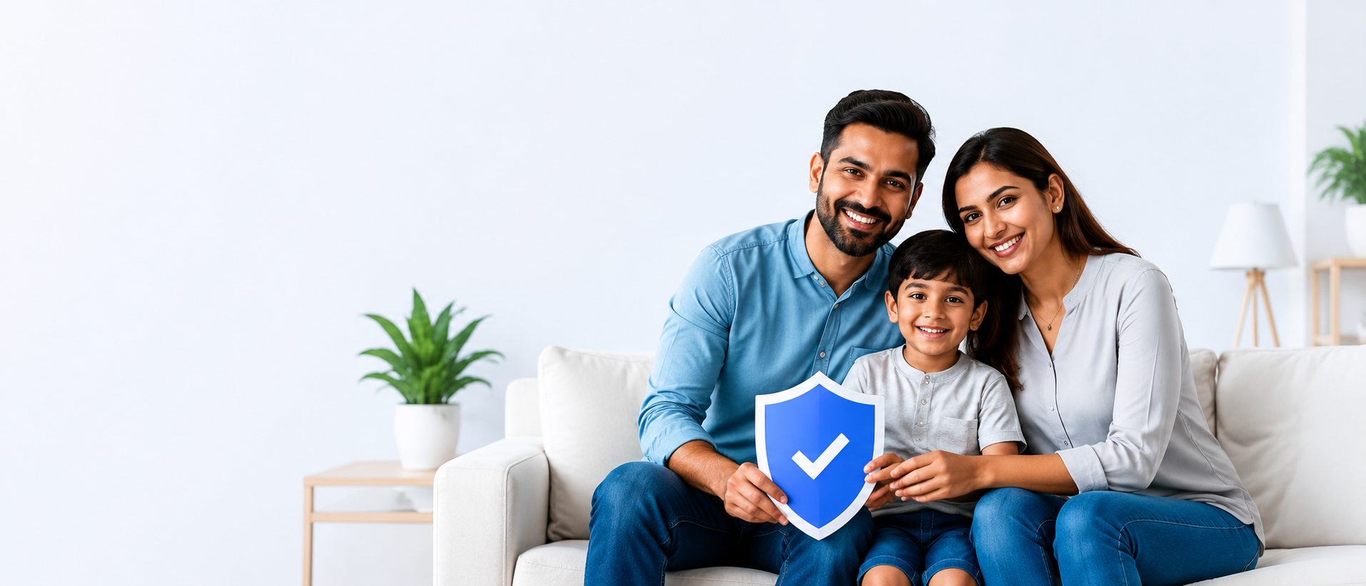 Happy family protected by PolicySetu
